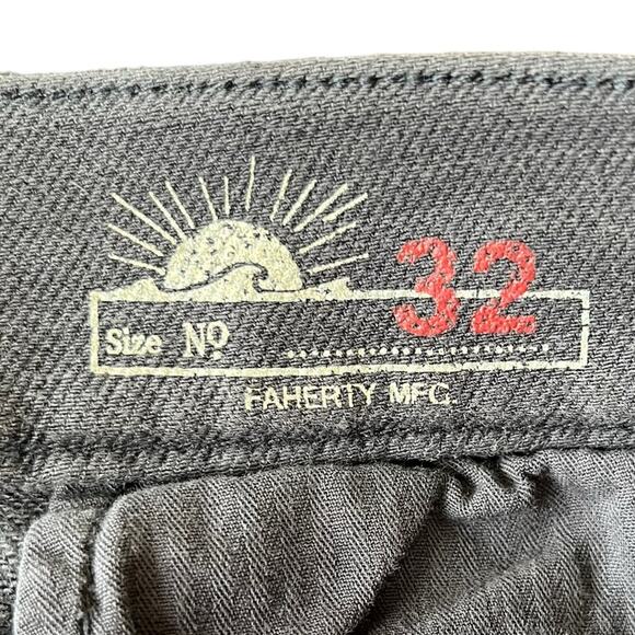 FAHERTY Navy Stretch Terry Chino Pant Size 32X32 - Picture 11 of 14